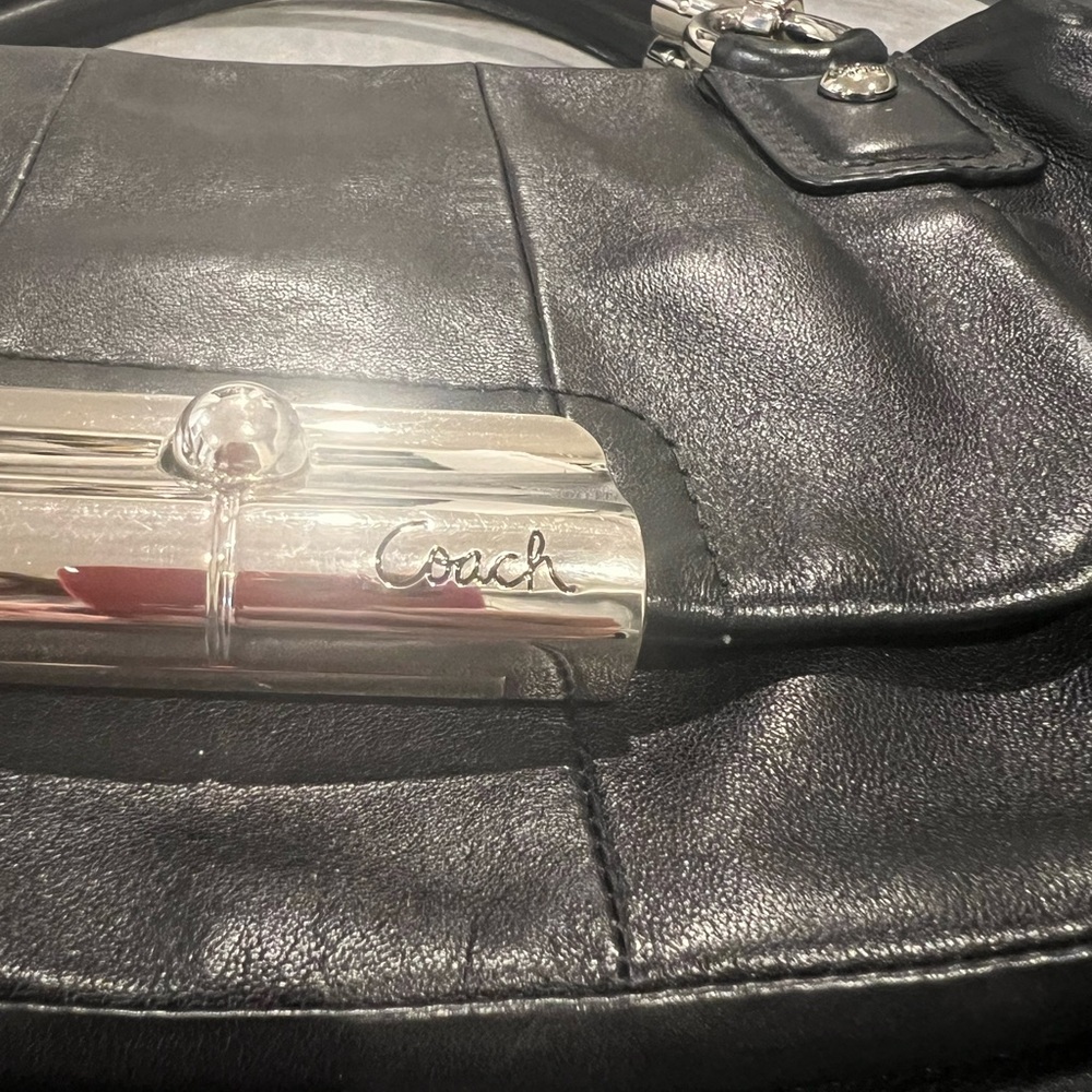 Coach Black Kristin Satchel Bag - Picture 2 of 10